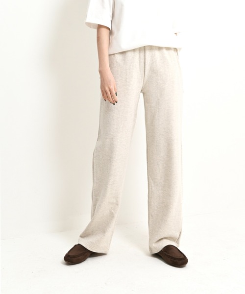 me+em select（ミームセレクト）の「【6色展開】リラックススウェットパンツ（スウェットパンツ・レディース・ネイビー/オートミール/クリーム/グレー/アイボリー/ブラック・FREE）」の10枚目の写真