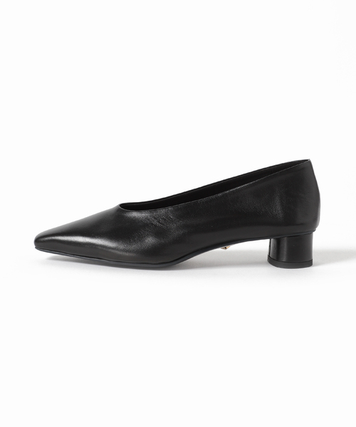 LE TALON GRISE パンプス LE TALON パンプス GRISE4.5cmレザースクエアサイドオープン