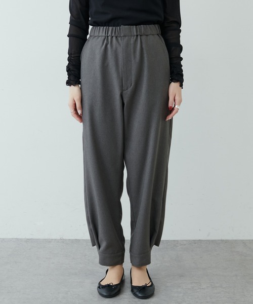 PUAL CE CIN（ピュアルセシン）の「【Du noir】カフスヘムトラウザーズ（その他パンツ・レディース・グレー/ブラック・FREE）」の19枚目の写真