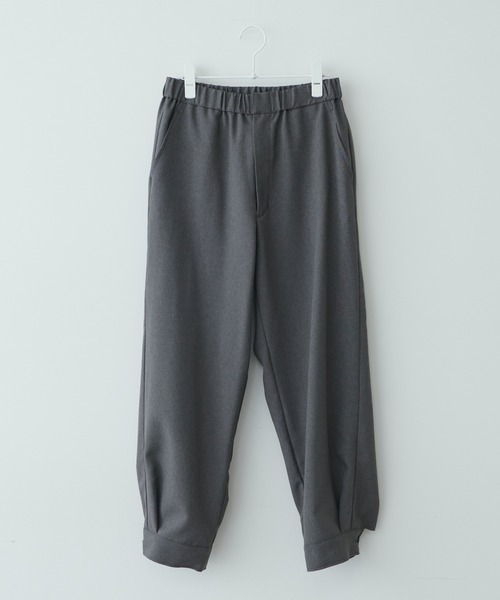 PUAL CE CIN（ピュアルセシン）の「【Du noir】カフスヘムトラウザーズ（その他パンツ・レディース・グレー/ブラック・FREE）」の3枚目の写真