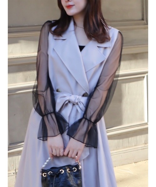 MIIA（ミーア）の「2WAYトレンチコート（その他アウター・レディース・ベージュ/モカ・FREE）」の10枚目の写真