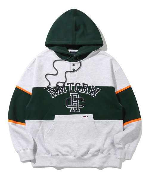 ROMANTIC CROWN(ロマンティッククラウン)の「【ROMANTIC CROWN】RMTCRW CLUB BUTTON HOODIE / ロマンティッククラウン クラブ ボタン ボーダー フーディー(パーカー・メンズ・ネイビー/グリーン・SMALL/MEDIUM/LARGE/X-LARGE)」の20枚目の写真