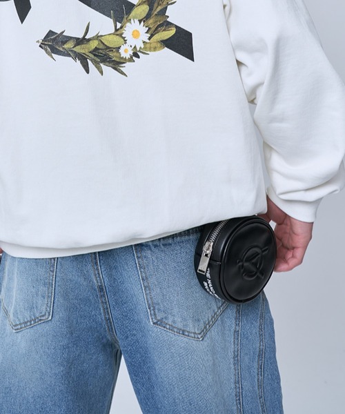 OY（オーワイ）の「『OY/オーワイ』LOGO COIN POUCH BAG/ロゴチェーン ポーチバッグ（ボディバッグ/ウエストポーチ・メンズ・ブラック・FREE）」の6枚目の写真