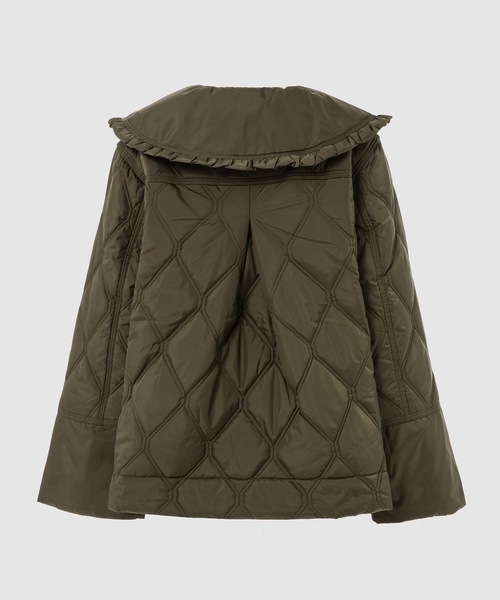GANNI  ガニー：Recycled Ripstop Quilt Ganni + Recycled Ripstop Quilt Coat