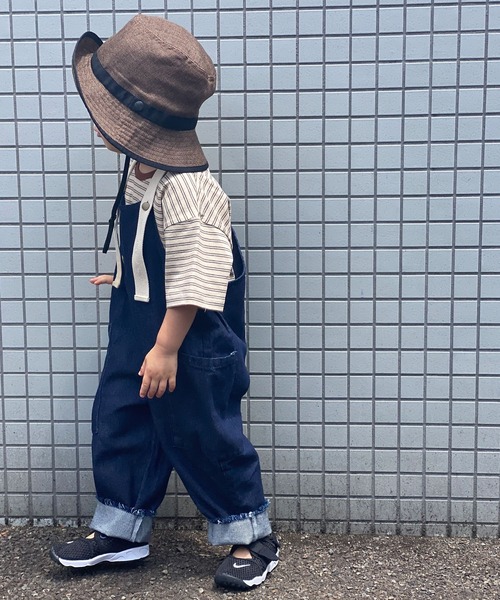 CIAOPANIC TYPY（チャオパニックティピー）の「【KIDS】レトロボーダーTee（Tシャツ/カットソー・キッズ・ブラック/ベージュ/サックスブルー・SMALL/MEDIUM/LARGE/X-LARGE/XX-LARGE）」の19枚目の写真