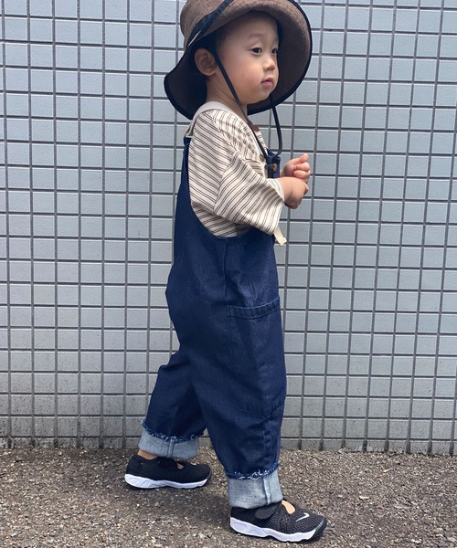 CIAOPANIC TYPY（チャオパニックティピー）の「【KIDS】レトロボーダーTee（Tシャツ/カットソー・キッズ・ブラック/ベージュ/サックスブルー・SMALL/MEDIUM/LARGE/X-LARGE/XX-LARGE）」の21枚目の写真