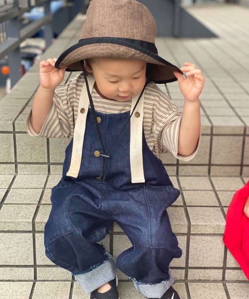 CIAOPANIC TYPY（チャオパニックティピー）の「【KIDS】レトロボーダーTee（Tシャツ/カットソー・キッズ・ブラック/ベージュ/サックスブルー・SMALL/MEDIUM/LARGE/X-LARGE/XX-LARGE）」の16枚目の写真