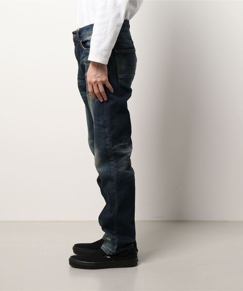 291295＝HOMME（ニーキューイチニーキューゴーオム）の「【291295=HOMME】 10.5oz オーガニックコットン ストレッチデニム パンツ（デニムパンツ・メンズ・インディゴブルー・1/2/4/3）」の3枚目の写真