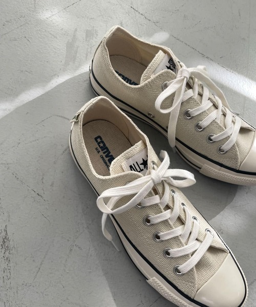 URBAN RESEARCH DOORS（アーバンリサーチドアーズ）の「CONVERSE　ALL STAR US HEMP OX（スニーカー・レディース・ホワイト・24/24.5/23.5）」の2枚目の写真