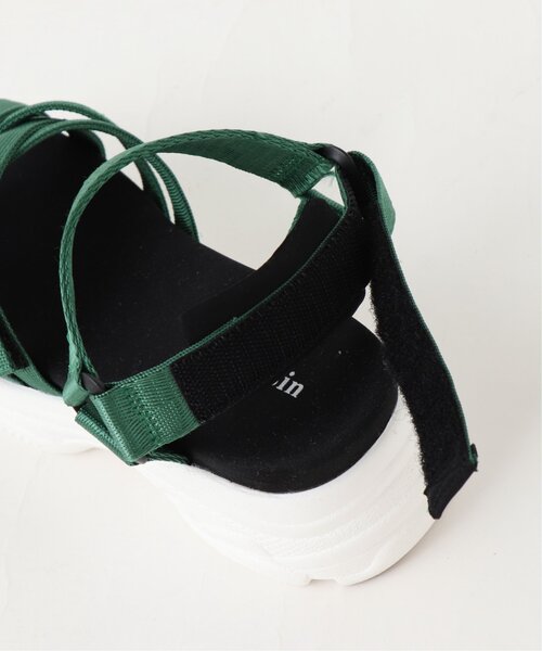 RAY CASSIN(レイカズン)の「ハイスポサンダル(サンダル・レディース・ブラック/オフホワイト/グリーン・MEDIUM/LARGE)」の7枚目の写真