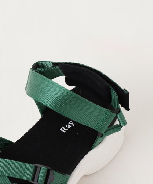 RAY CASSIN(レイカズン)の「ハイスポサンダル(サンダル・レディース・ブラック/オフホワイト/グリーン・MEDIUM/LARGE)」の11枚目の写真