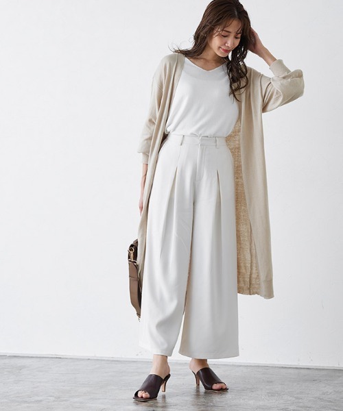 ボリュームスリーブトッパーロングカーディガン（カーディガン/ボレロ