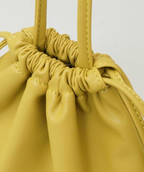 CONVERSE TOKYO（コンバーストウキョウ）の「トリオスター巾着ショルダーバッグ（ショルダーバッグ・レディース・パープル/ブラック/イエロー/ピンク/ライトブルー・FREE）」の11枚目の写真