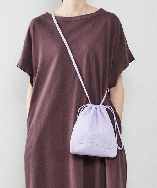 CONVERSE TOKYO（コンバーストウキョウ）の「トリオスター巾着ショルダーバッグ（ショルダーバッグ・レディース・パープル/ブラック/イエロー/ピンク/ライトブルー・FREE）」の22枚目の写真