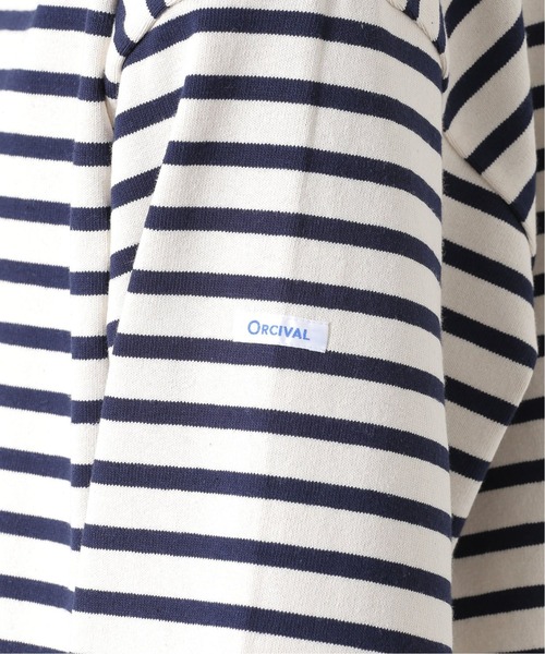 ORCIVAL(オーシバル)の「【ORCIVAL / オーシバル(オーチバル)】コットンロード ワイド バスクシャツ(Tシャツ/カットソー・メンズ・ブラック/グレー/アイボリー・4/3/5)」の15枚目の写真