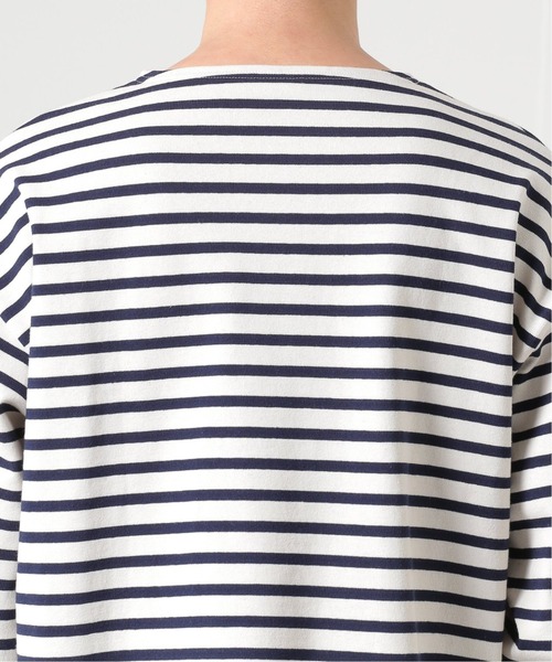 ORCIVAL(オーシバル)の「【ORCIVAL / オーシバル(オーチバル)】コットンロード ワイド バスクシャツ(Tシャツ/カットソー・メンズ・ブラック/グレー/アイボリー・4/3/5)」の12枚目の写真