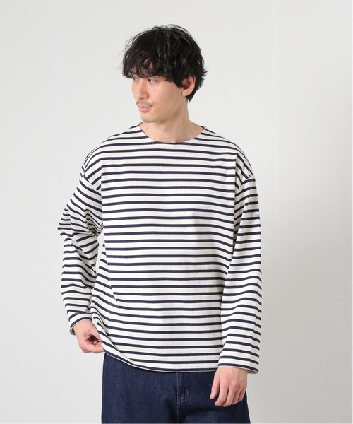 ORCIVAL(オーシバル)の「【ORCIVAL / オーシバル(オーチバル)】コットンロード ワイド バスクシャツ(Tシャツ/カットソー・メンズ・ブラック/グレー/アイボリー・4/3/5)」の4枚目の写真