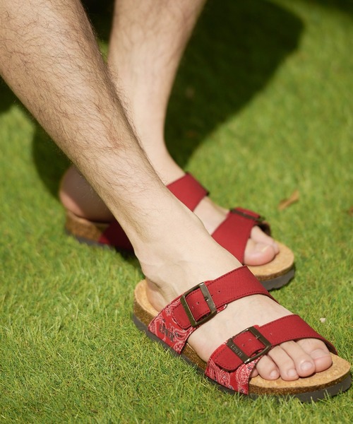 EDWIN（エドウィン）の「【EDWIN/エドウィン】リップストップ　ダブルベルトサンダル　ワンポイントブランドロゴ（サンダル・メンズ・マスタード/ブラック/ベージュ/カーキ/レッド/ネイビー・27cm/26cm/25cm/28cm）」の6枚目の写真