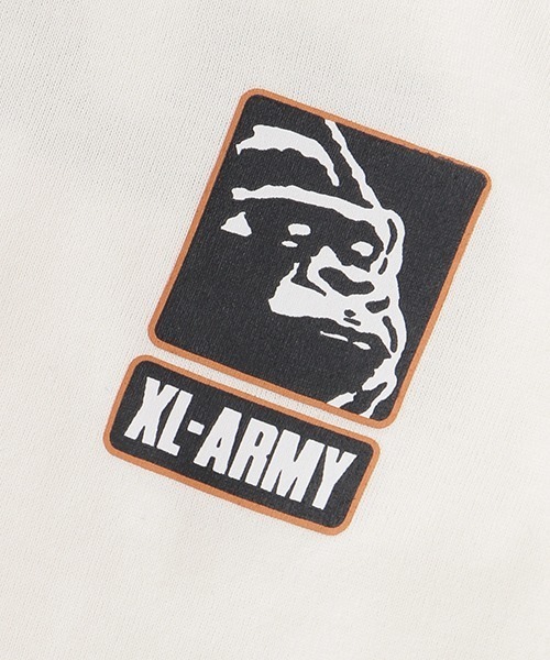 XLARGE KIDS（エクストララージキッズ）の「ARMYゴリラ半袖Tシャツ（Tシャツ/カットソー・キッズ・ブラック/パープル/ホワイト/ブルー・80ｃｍ/100cm/110cm/120cm/130cm/90cm/140cm）」の13枚目の写真