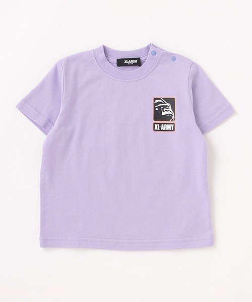 XLARGE KIDS（エクストララージキッズ）の「ARMYゴリラ半袖Tシャツ（Tシャツ/カットソー・キッズ・ブラック/パープル/ホワイト/ブルー・80ｃｍ/100cm/110cm/120cm/130cm/90cm/140cm）」の17枚目の写真