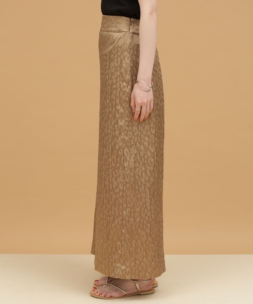 NANO universe（ナノユニバース）の「LB.03/レオパードペンシルスカート（スカート・レディース・ブラウン/ベージュ・Ⅱ/Ⅰ）」の12枚目の写真