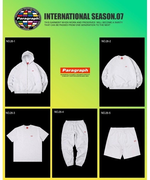 Paragraph（パラグラフ）の「A'GEM/9 × .kom『paragraph/パラグラフ』One Point Logo Sweat Pants/ワンポイントロゴ スウェットパンツ（スウェットパンツ・メンズ・ライトグレー・FREE）」の3枚目の写真