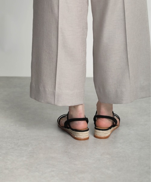 EVOL（イーボル）の「ジュートウエッジクリアサンダル（サンダル・レディース・ブラック/ピンク/シルバー・S/M/L）」の12枚目の写真