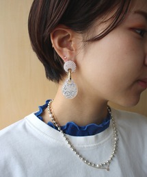 LOVE BY e.m. （ラブバイイーエム）の「パールジルコニアドロップイヤリング（イヤリング）」