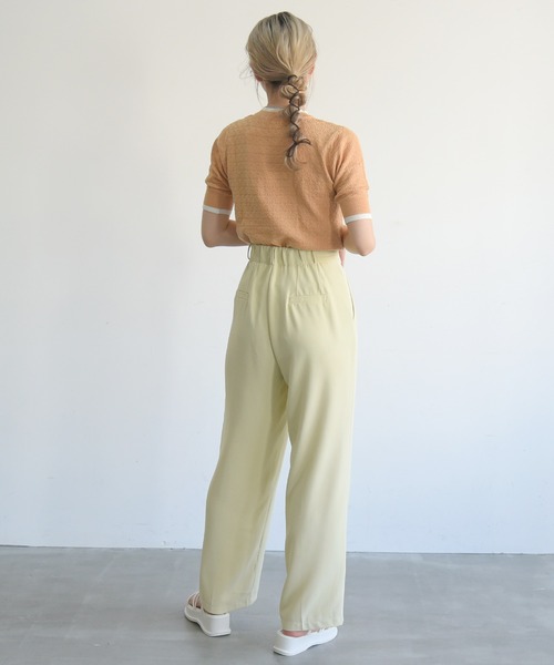 sango(sango)の「ラインコンパクトリンガーニット(Tシャツ/カットソー・レディース・オフホワイト/オレンジ/グリーン系その他・FREE)」の8枚目の写真