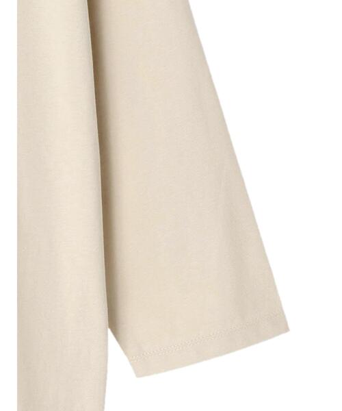 Green　Parks（グリーンパークス）の「七分袖ロゴTシャツ（Tシャツ/カットソー・レディース・ベージュ/オフホワイト・FREE）」の19枚目の写真