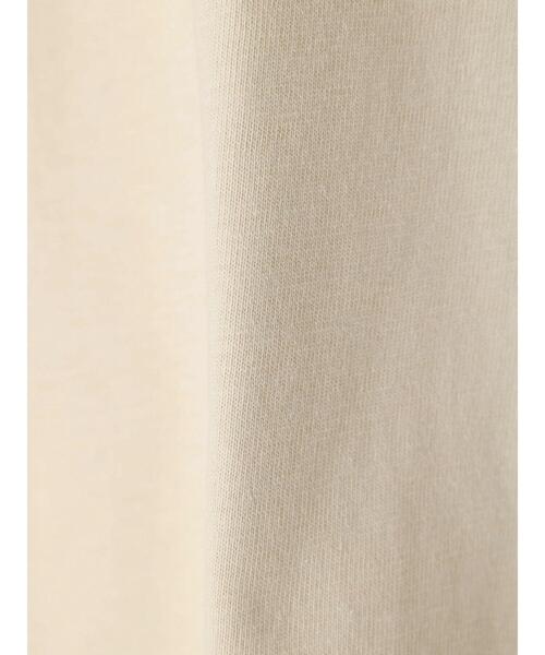 Green　Parks（グリーンパークス）の「七分袖ロゴTシャツ（Tシャツ/カットソー・レディース・ベージュ/オフホワイト・FREE）」の22枚目の写真