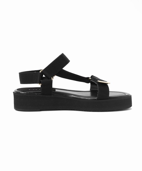 LE TALON(ルタロン)の「GRISE アツゾコストラップサンダル(サンダル・レディース・ベージュ/ブラック×ブラック・SMALL/MEDIUM/LARGE/X-LARGE/X-SMALL)」の5枚目の写真