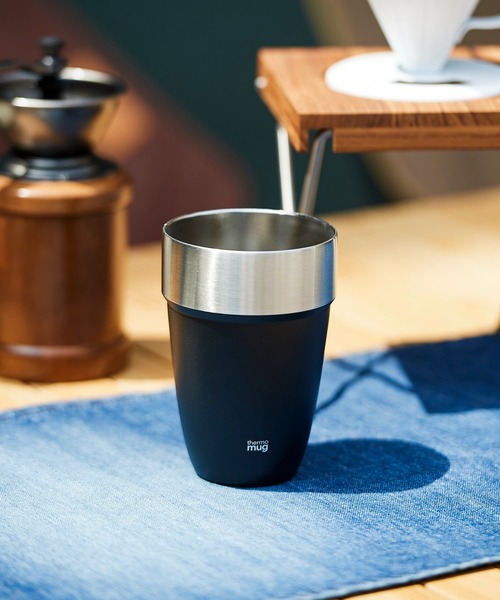 thermo mug(サーモ マグ)の「thermo mug スタッキングタンブラーM ST22-41(グラス/マグカップ/タンブラー・レディース・レッド/ホワイト/ネイビー/オレンジ/アイボリー/ブラック/カーキ・F)」の4枚目の写真