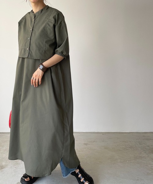 210nouve（トゥージュヌーブ）の「マルチウェイアンサンブルワンピース（ワンピース・レディース・ホワイト/ブラック/カーキ/ブルー・FREE）」の3枚目の写真