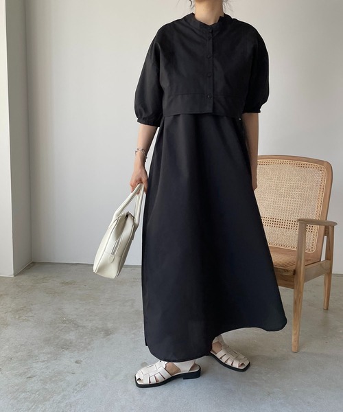 210nouve（トゥージュヌーブ）の「マルチウェイアンサンブルワンピース（ワンピース・レディース・ホワイト/ブラック/カーキ/ブルー・FREE）」の2枚目の写真