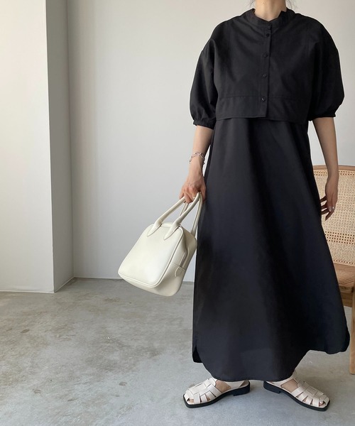 210nouve（トゥージュヌーブ）の「マルチウェイアンサンブルワンピース（ワンピース・レディース・ホワイト/ブラック/カーキ/ブルー・FREE）」の5枚目の写真