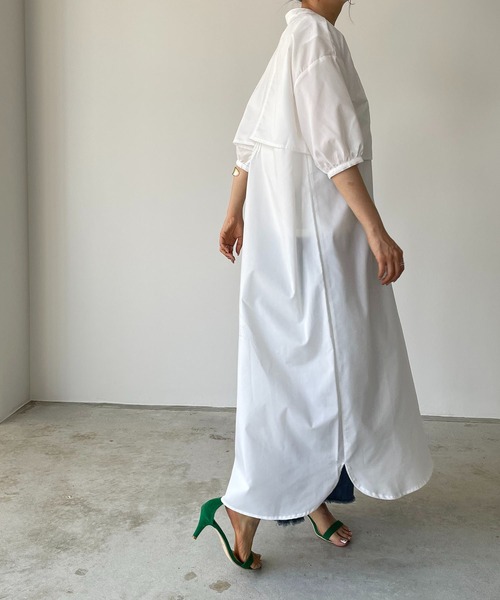 210nouve（トゥージュヌーブ）の「マルチウェイアンサンブルワンピース（ワンピース・レディース・ホワイト/ブラック/カーキ/ブルー・FREE）」の22枚目の写真