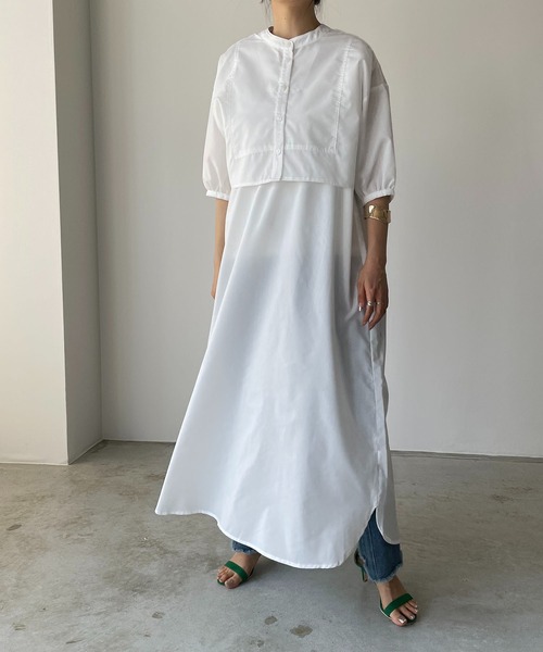 210nouve（トゥージュヌーブ）の「マルチウェイアンサンブルワンピース（ワンピース・レディース・ホワイト/ブラック/カーキ/ブルー・FREE）」の20枚目の写真