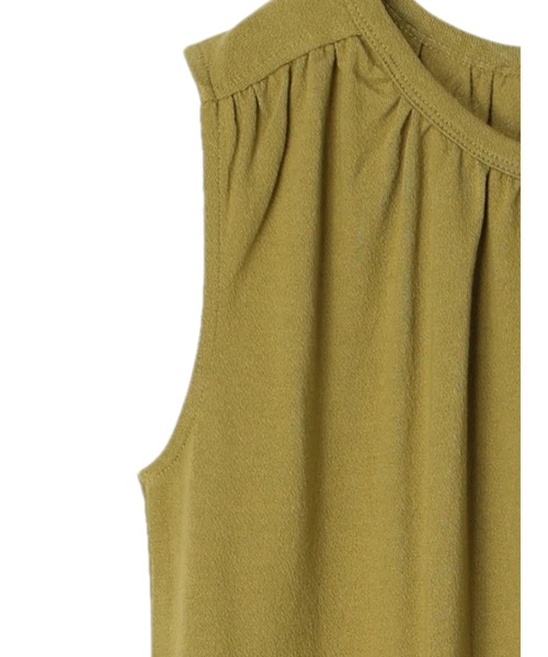 earth music&ecology（アースミュージックアンドエコロジー）の「ナシジジャージノースリーブワンピース（ワンピース・レディース・ダークブラウン/オリーブ/ライトベージュ・FREE）」の11枚目の写真