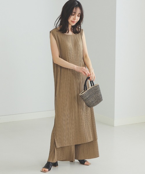 BEAMS HEART / プリーツワンピース セットアップ