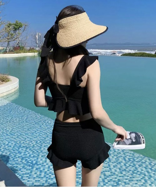 AMIE ビスチェビキニ　水着　チェック　amie' 水着 「 ammy. / エイミードット 」 ビスチェ風 チェック スイム