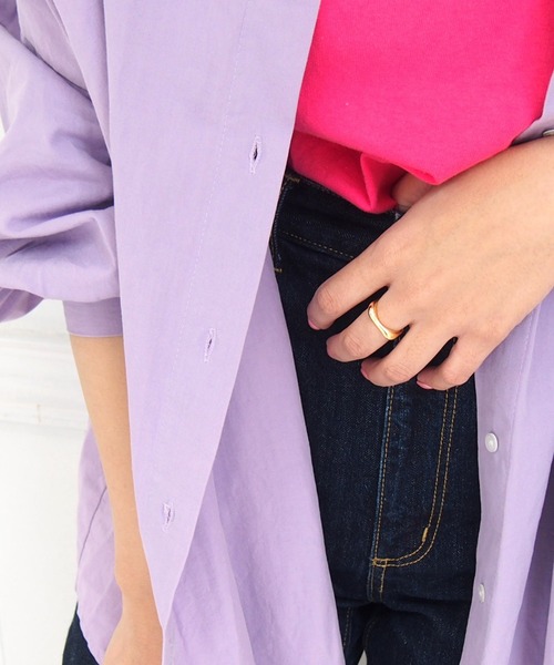 SALON（サロン）の「【日本製】ラインリング（リング・レディース・ゴールド/ゴールド系その他2/ゴールド系その他/シルバー系その他/シルバー系その他2/シルバー・12号）」の21枚目の写真