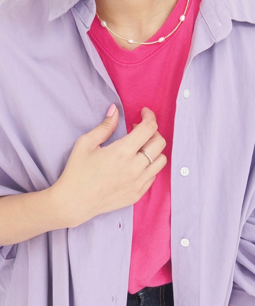 SALON（サロン）の「【日本製】ラインリング（リング・レディース・ゴールド/ゴールド系その他2/ゴールド系その他/シルバー系その他/シルバー系その他2/シルバー・12号）」の10枚目の写真