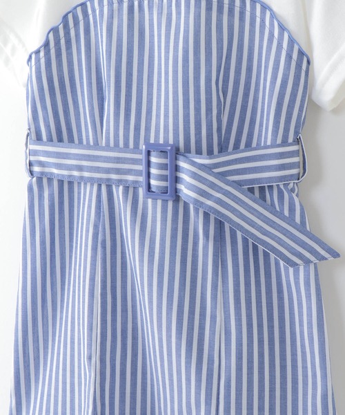 ikka（イッカ）の「【キッズ】マーメイドドッキングワンピース（100~160cm）（ワンピース・キッズ・ネイビー/ブルー・100/110/120/130/140/150/160）」の5枚目の写真