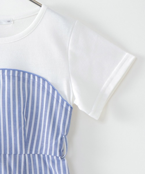 ikka（イッカ）の「【キッズ】マーメイドドッキングワンピース（100~160cm）（ワンピース・キッズ・ネイビー/ブルー・100/110/120/130/140/150/160）」の7枚目の写真