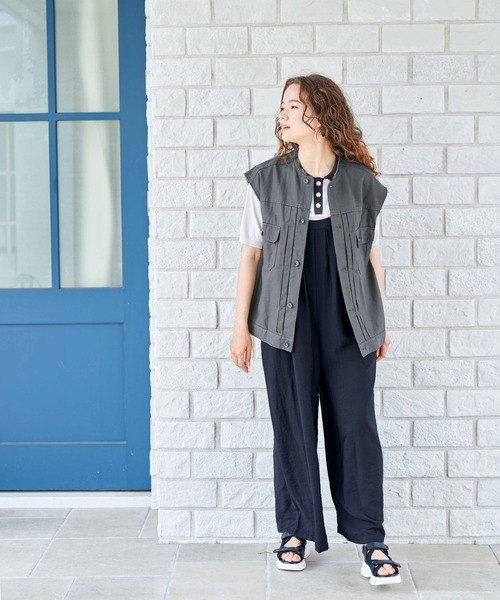 niko and（ニコアンド）の「ワークBIGベスト（ベスト）」 - WEAR