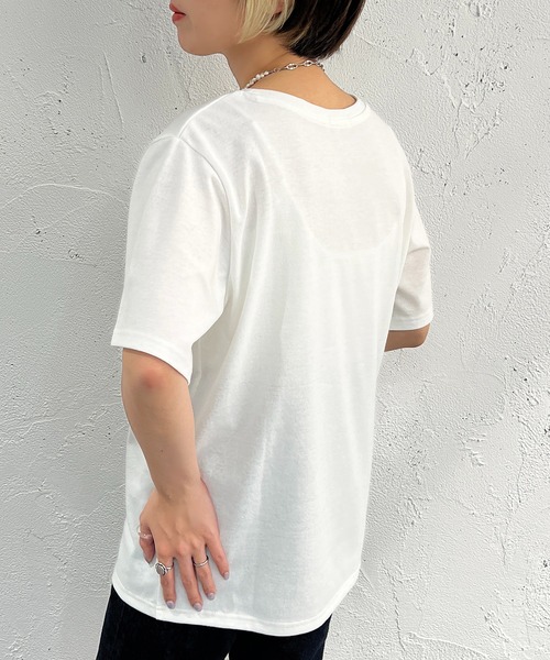 apres jour mignon(アプレジュールミニョン)の「刺繍アートT【ZOZOTOWN限定アイテム】(Tシャツ/カットソー・レディース・ブラック/オフホワイト/ホワイト系その他/ブラック系その他・X-LARGE/フリー)」の13枚目の写真