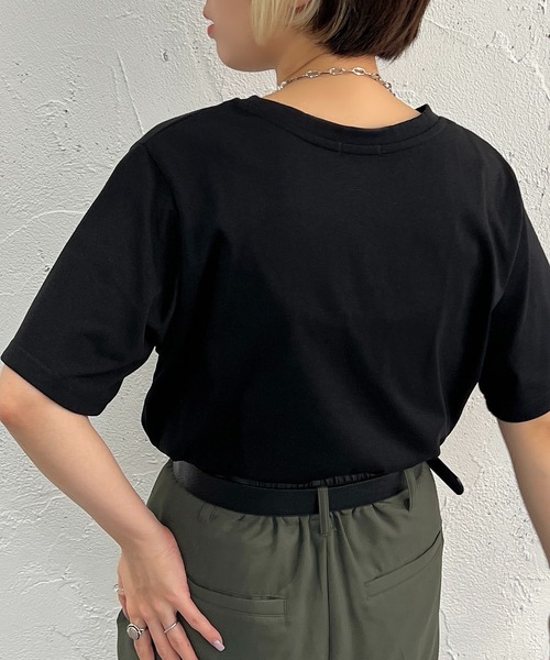 apres jour mignon(アプレジュールミニョン)の「刺繍アートT【ZOZOTOWN限定アイテム】(Tシャツ/カットソー・レディース・ブラック/オフホワイト/ホワイト系その他/ブラック系その他・X-LARGE/フリー)」の16枚目の写真