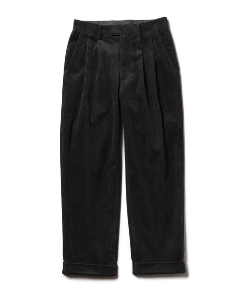 MR.OLIVE(ミスターオリーブ)の「8W ストレッチコーデュロイ / ツータック テーパード パンツ(スラックス・メンズ・ブラウン/ブラック・MEDIUM/SMALL/LARGE)」の7枚目の写真