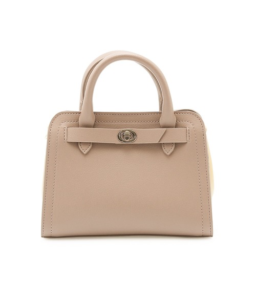 ROPE' PICNIC（ロペピクニック）の「バイカラーミニサイズトート＆ショルダーバッグ（ショルダーバッグ・レディース・ブラック/キナリ/ベージュ系その他・FREE）」の4枚目の写真